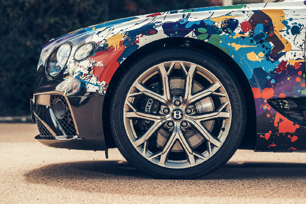 Bentley's Unique Pride-Themed Car