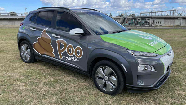Poop Powered Hyundai Kona EV