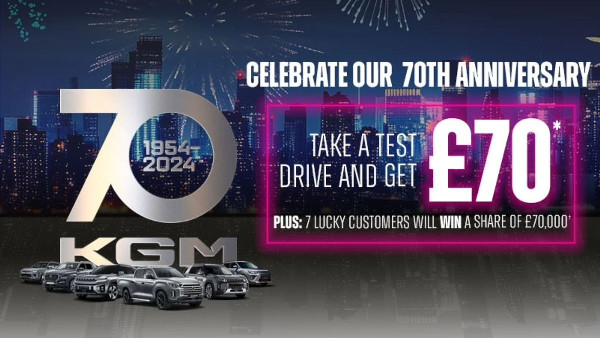 KGM's 70th Year Special Offers