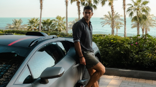 Lamborghini & Orlebar Brown's Beach Line