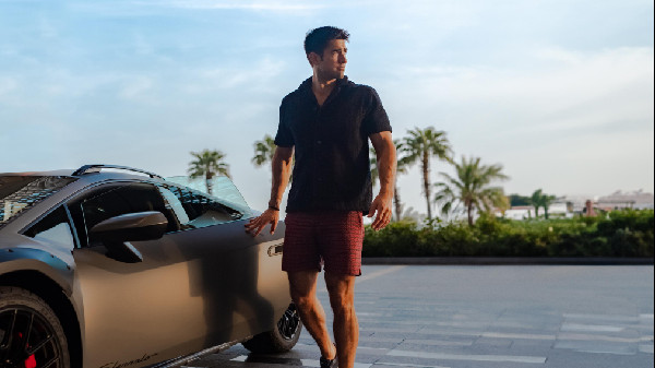 Lamborghini & Orlebar Brown's Beach Line