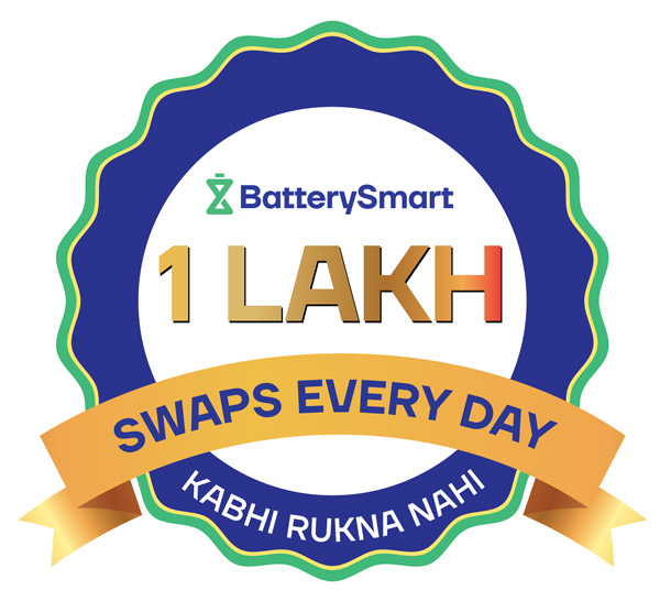 1 Lakh Daily EV Swaps By Battery Smart