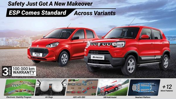 ESP Now Standard in Maruti Suzuki Models