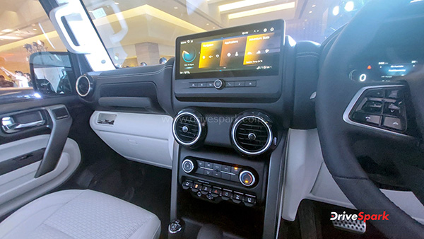 Mahindra Thar Roxx 5-Door SUV Dash