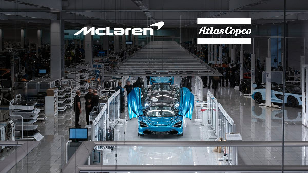 McLaren, Atlas Copco Forge Smart Tooling Pact