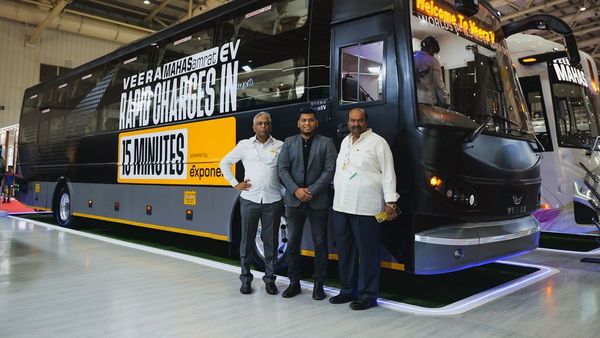 Rapid-Charging Intercity EV Bus Unveiled