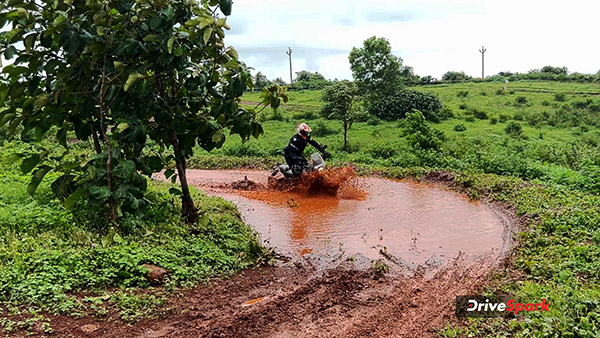 Yezdi Adventure Off Roading