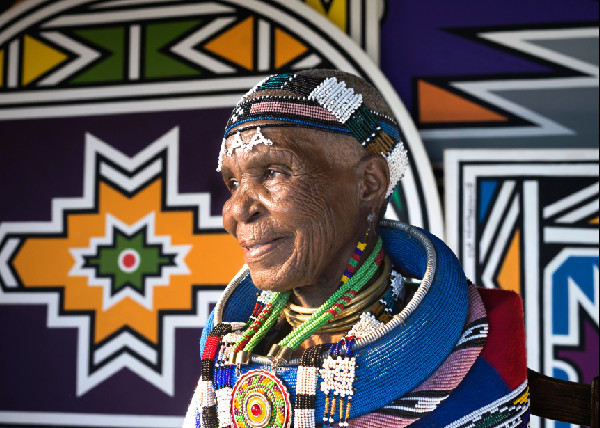 BMW Celebrates Esther Mahlangu at Frieze London