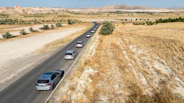 VW Golf Marks 50 Years with Balloon