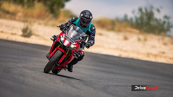 2024 TVS Apache RR 310 Review riding shot