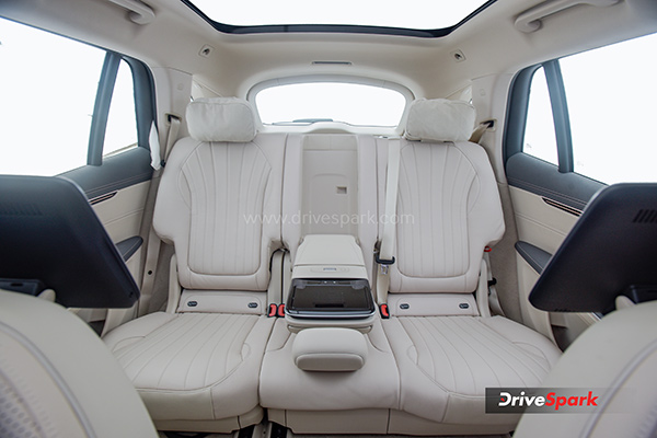 2024 Mercedes EQS SUV Review rear seats