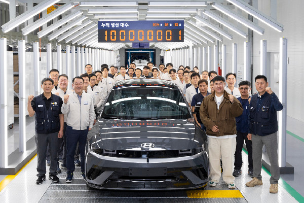 Hyundai Motor Reaches 100 Million Vehicle Milestone