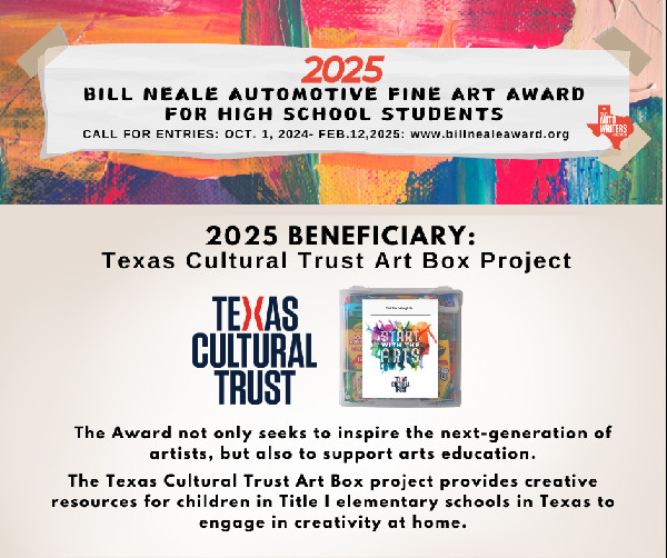 2025 Bill Neale Art Award Now Open