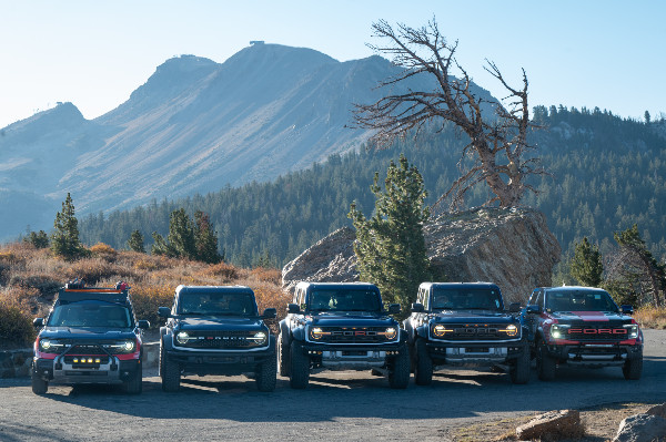 Ford's Five-Truck Team at Rebelle Rally 2024