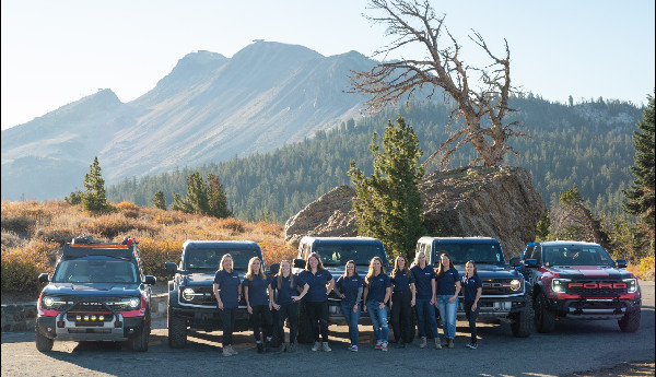 Ford's Five-Truck Team at Rebelle Rally 2024