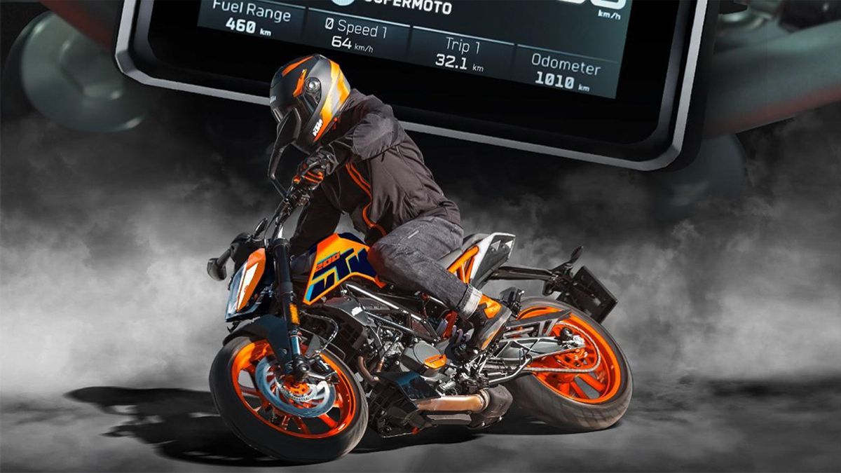 KTM 200 Duke Upgrade: New TFT Dashboard & Connectivity Features ...