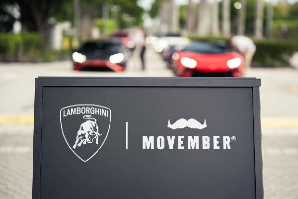 Lamborghini Promotes Movember for Men's Health