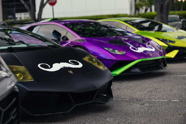 Lamborghini Promotes Movember for Men's Health