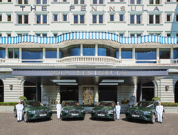 Bentley Bentayga EWB Models at The Peninsula