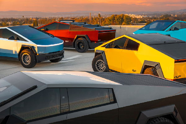 Unplugged Performance Displays Custom Cybertrucks at SEMA