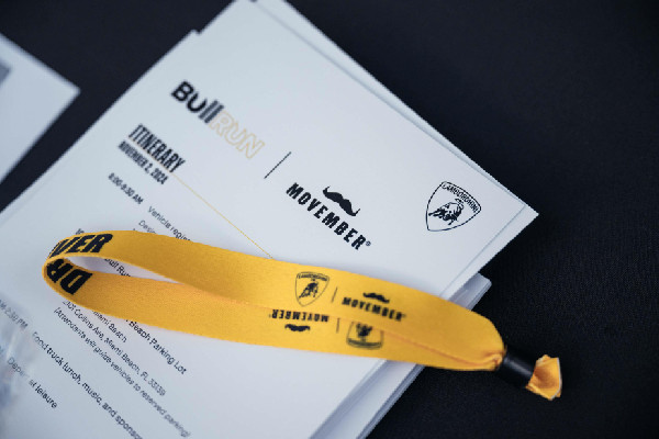 Lamborghini Promotes Movember for Men's Health