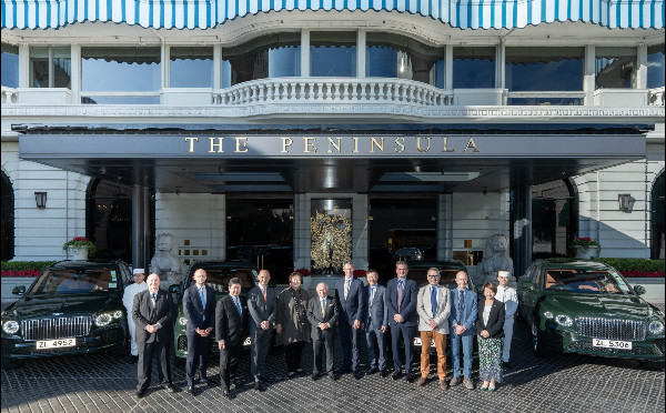 Bentley Bentayga EWB Models at The Peninsula