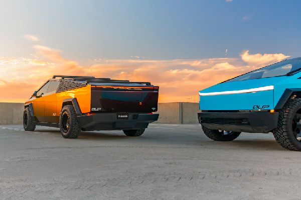 Unplugged Performance Displays Custom Cybertrucks at SEMA