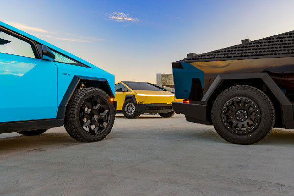 Unplugged Performance Displays Custom Cybertrucks at SEMA