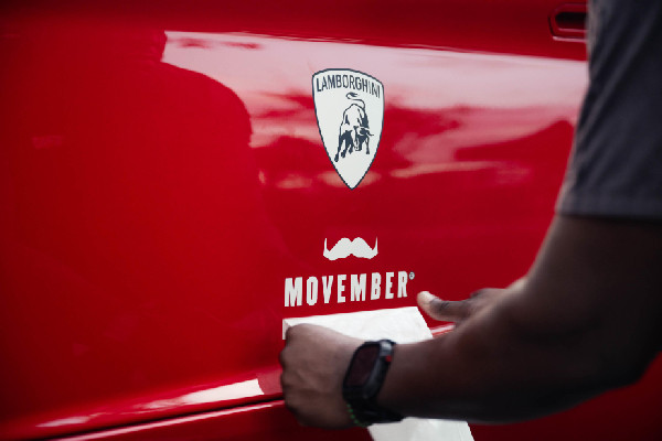 Lamborghini Promotes Movember for Men's Health