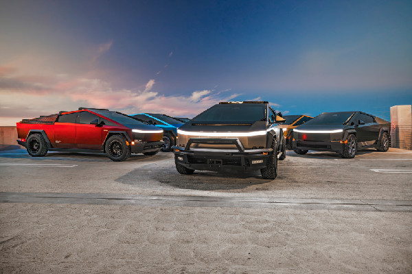 Unplugged Performance Displays Custom Cybertrucks at SEMA