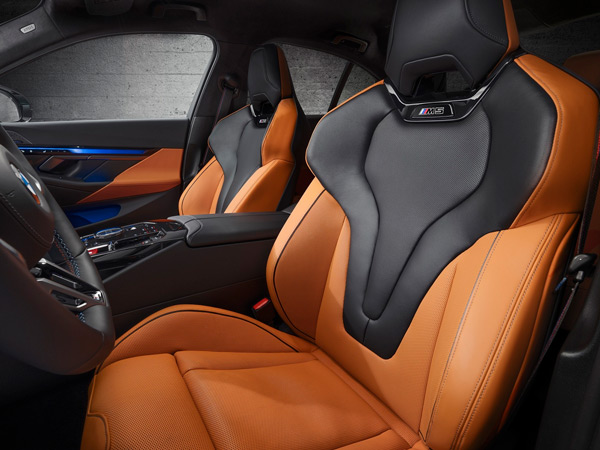 New BMW M5 seat