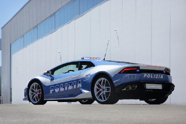 Lamborghini and Police Mark 20-Year Partnership