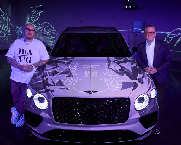 Bentley and Bang Bang Unveil Unique Art Car