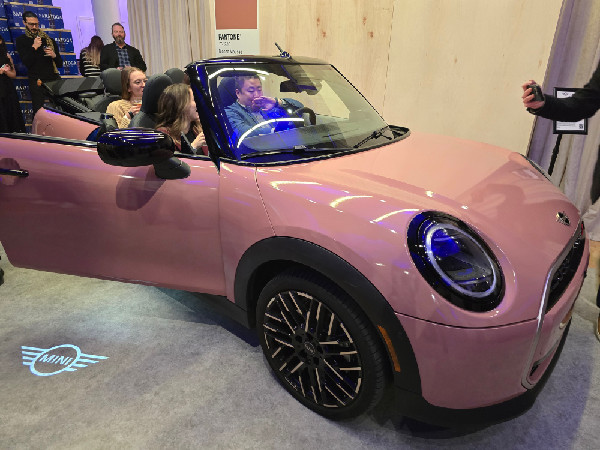MINI Convertible Launches in Pantone Mocha Mousse