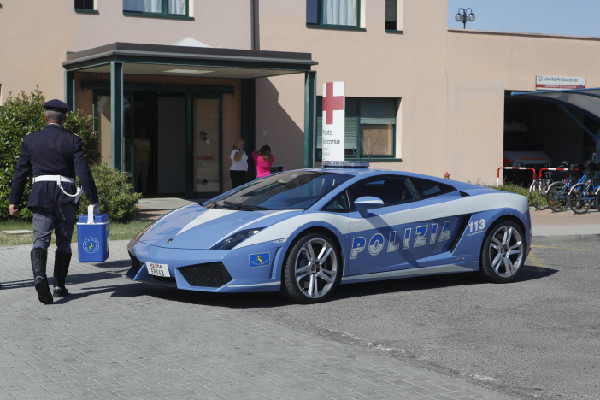 Lamborghini and Police Mark 20-Year Partnership