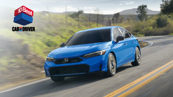 Honda Models Shine at Car and Driver Awards