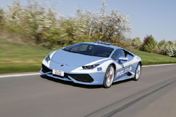 Lamborghini and Police Mark 20-Year Partnership