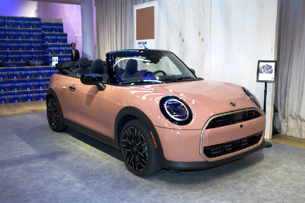 MINI Convertible Launches in Pantone Mocha Mousse