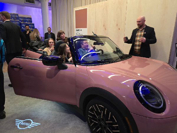 MINI Convertible Launches in Pantone Mocha Mousse