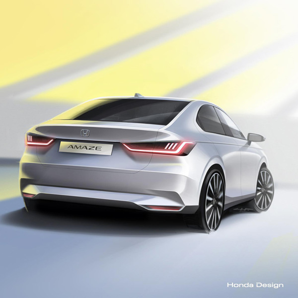 New Honda Amaze Rear