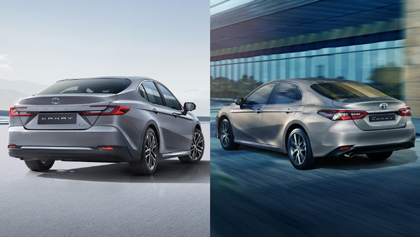 New Toyota Camry Vs Old Camry Rear