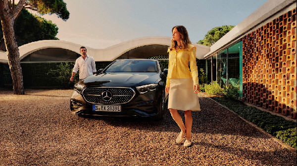 Banderas Family Stars in E-Class Campaign