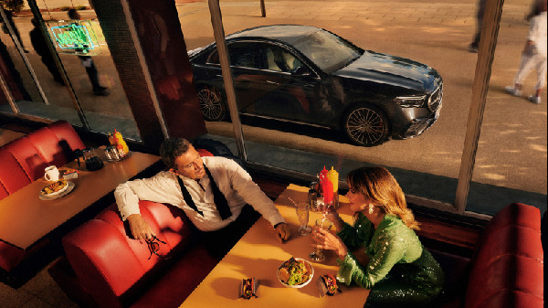 Banderas Family Stars in E-Class Campaign
