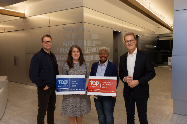 Volkswagen Group of America Named Top Employer for 2025