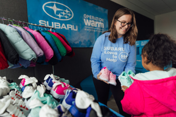 Subaru and Operation Warm Support Children in Need