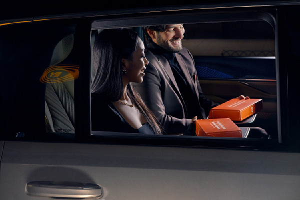 Luxury Dining in the Cadillac ESCALADE IQ