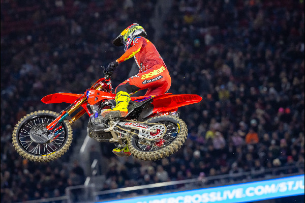 Jett Lawrence Takes Second in San Diego SX