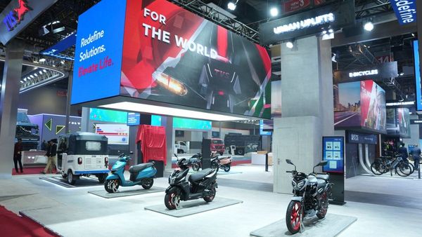 Auto Expo 2025 TVS Jupiter CNG and TVS X Showcased