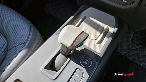Kia Syros First Drive Review dct gear shifter