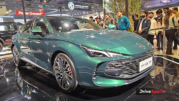 Auto Expo 2025 MG 7 Trophy Showcased
